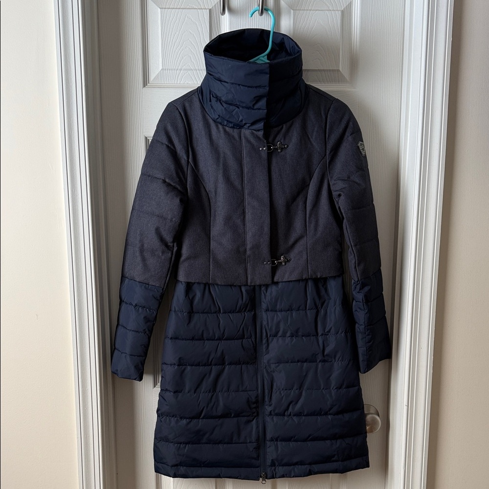 NWT Alessandro Albanese Equestrian Venezia Long Padded Coat - XS
